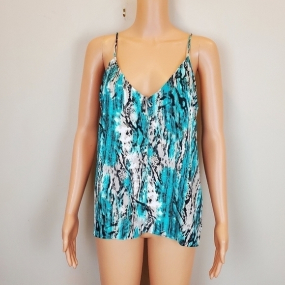 Umgee USA Multi color spaghetti straps blouse - Picture 4 of 13